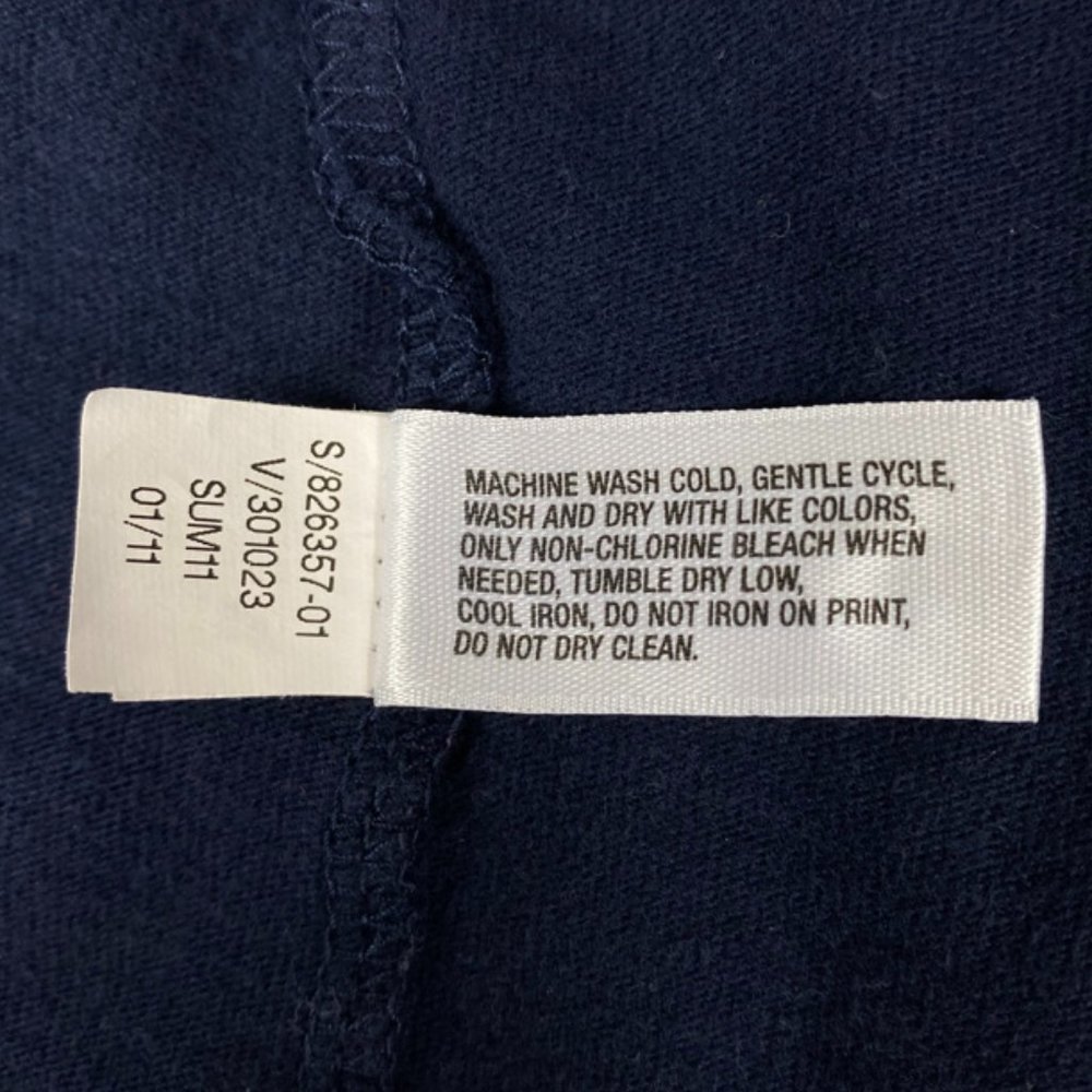 Gap Kids Navy Blue with Yellow Outline Graphic T-shirt Size XXL (14-16) - Picture 6 of 6